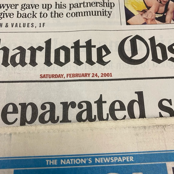 Vintage- newspapers from February 24, 2001. - Picture 3 of 4